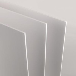 Carton-Plume mousse Zephyr Dalbe 50x65 5mm Blanc