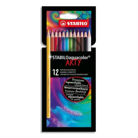 Stabilo Aquacolor arty (crayons aquarellables x12)