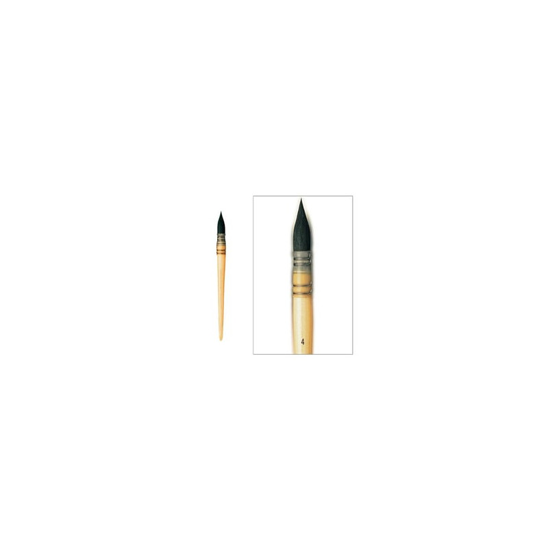 Pinceau aquarelle/lavis Petit Gris pure n°4