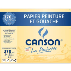 Canson 370g A4 6 feuilles