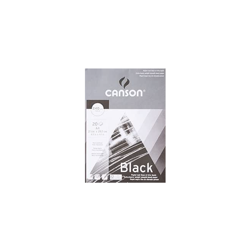 canson a4 black
