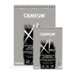 Carnet multitechnique sèche canson gris