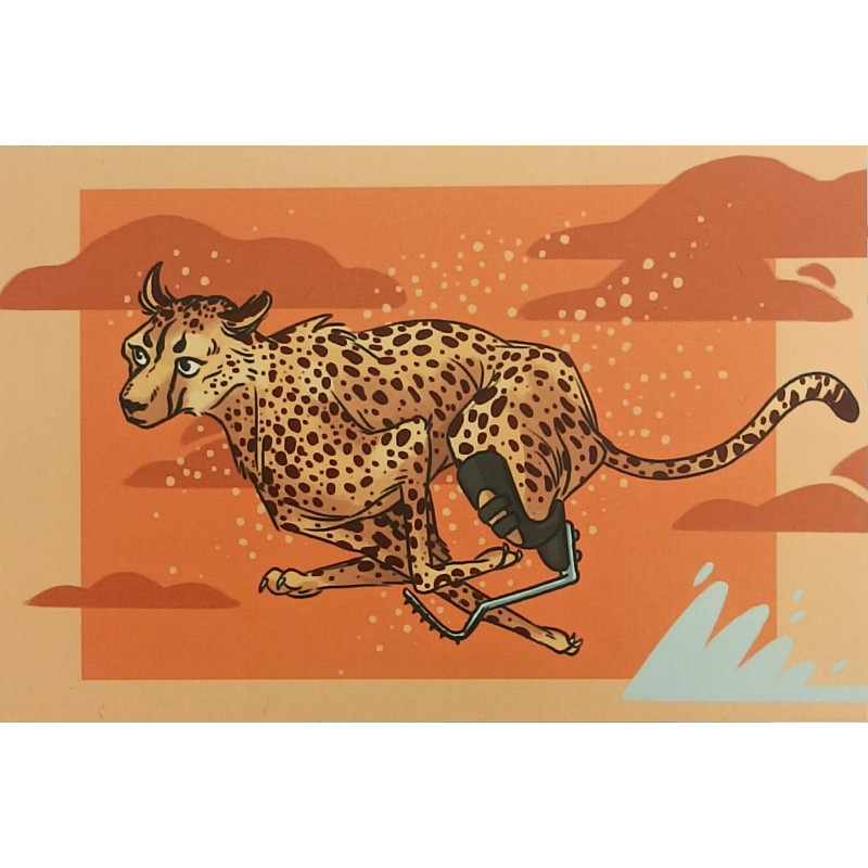 HORS CASES - Postale Guépard