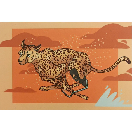 HORS CASES - Postale Guépard