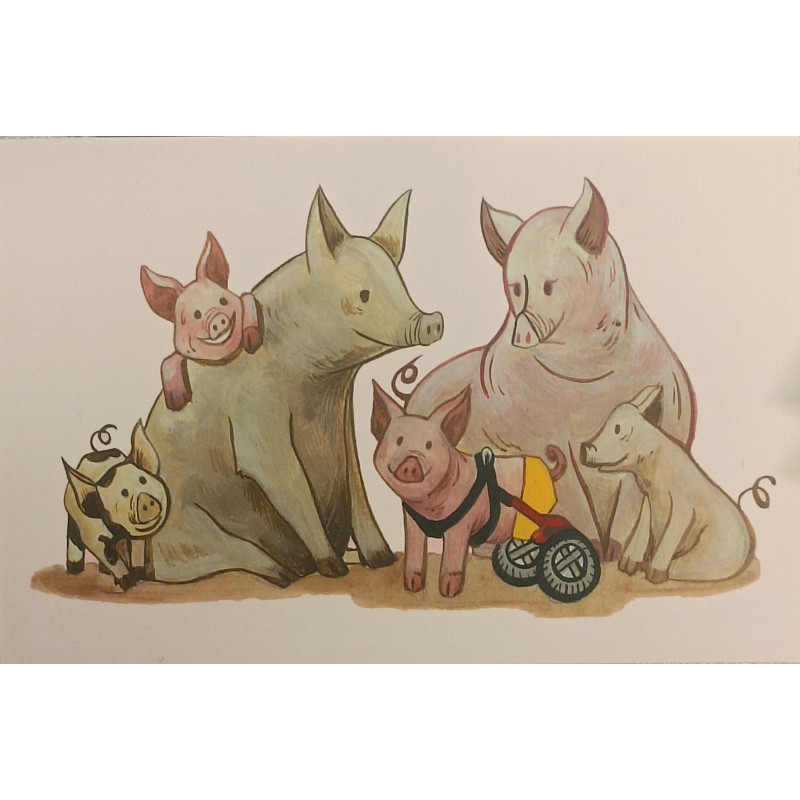 HORS CASES - Postale Cochon