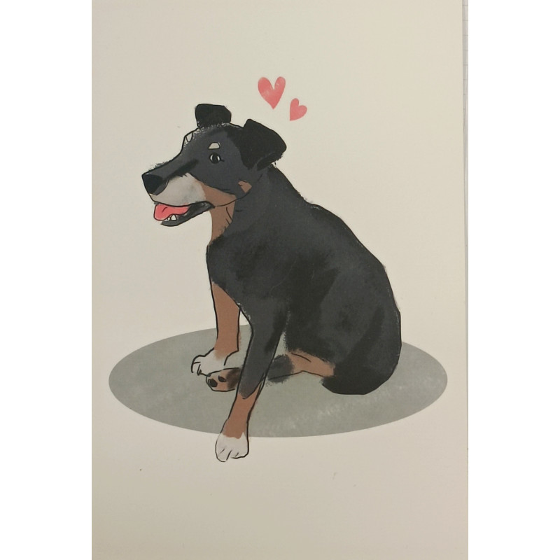 HORS CASES - Postale Chien